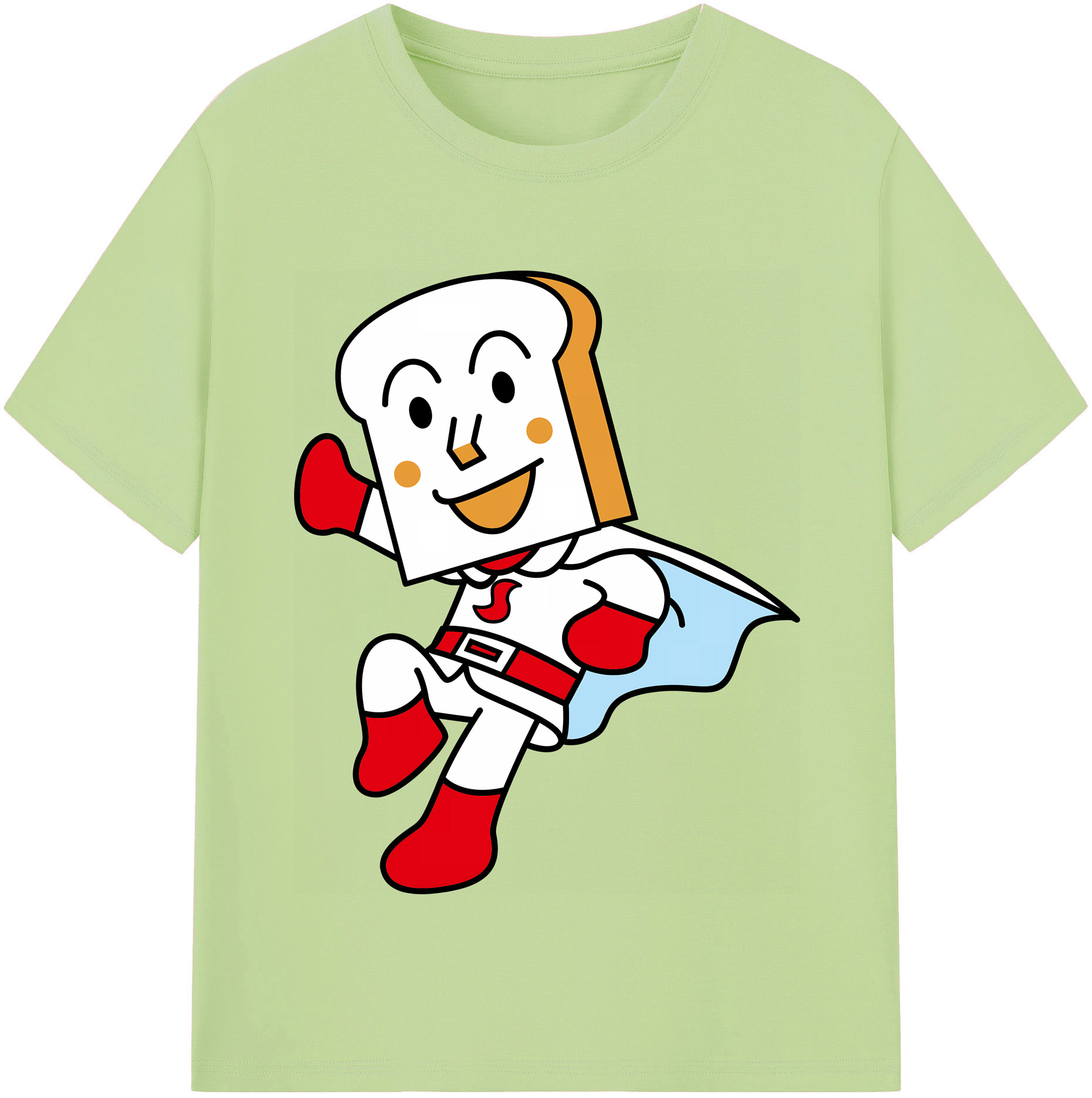 （画像用） アンパンマン Anpanman 綿100％半袖Tシャツ（フロントプリント）